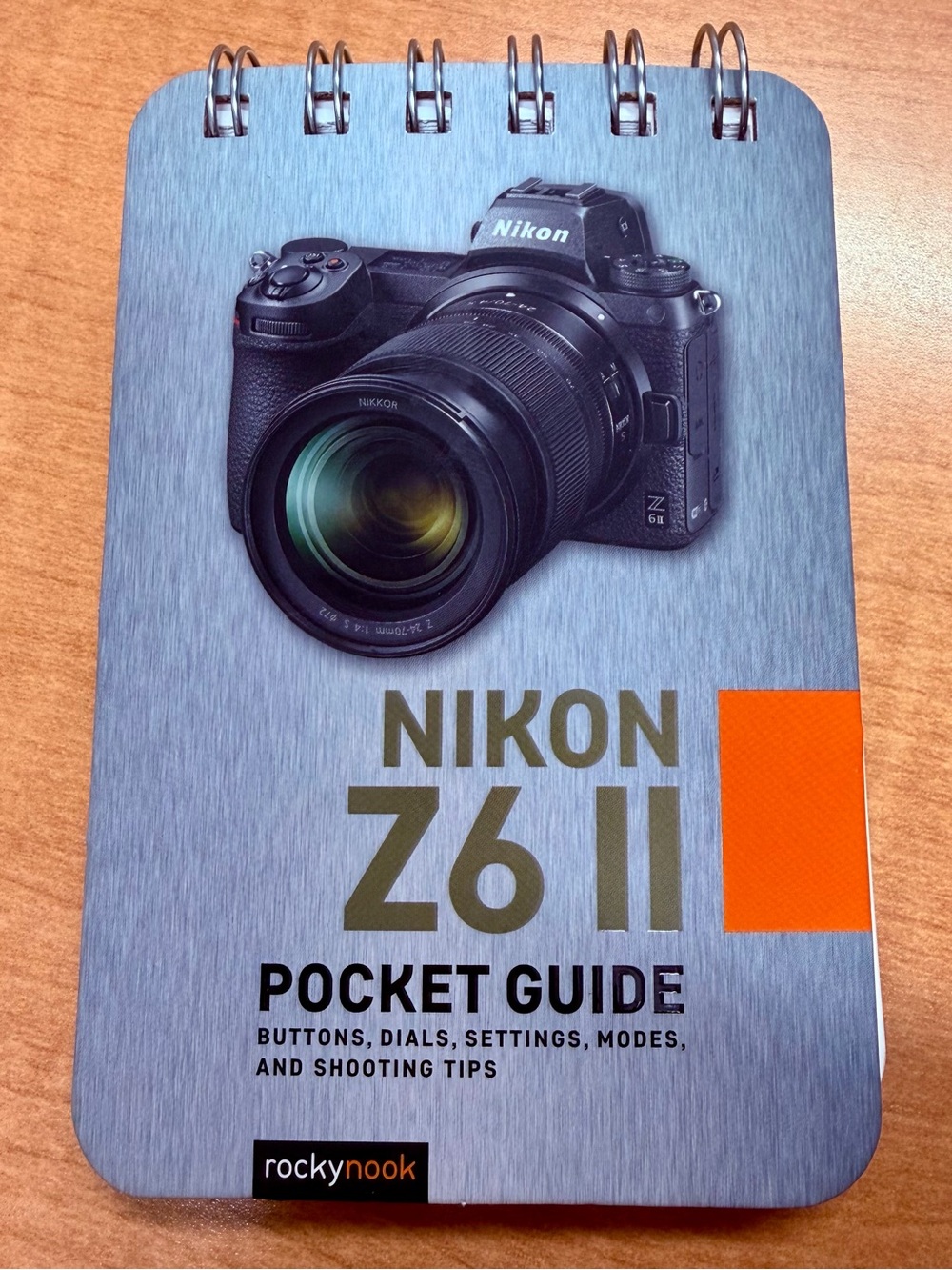 Nikon Z6 II Pocket Guide Quick Reference Camera Manual Book